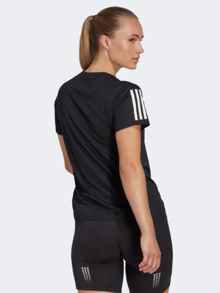 Adidas Own The Run Women Running T-Shirt Black