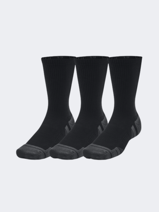 Under Armour Performance Tech 3Pk Unisex Training Sock Black/Jet Grey