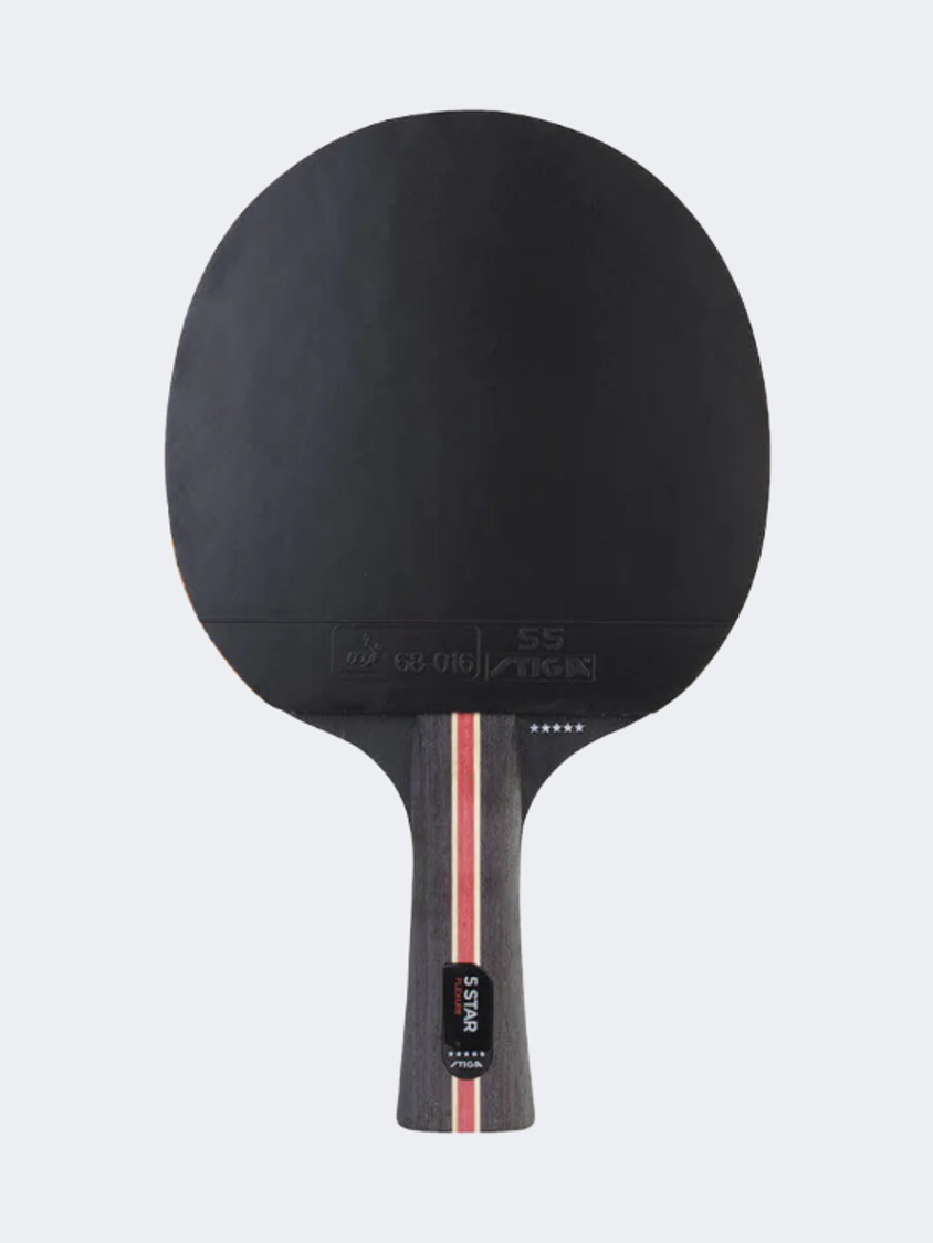 Stiga Flexure 5 Star Tabl-Tenni Racquet Black/Red