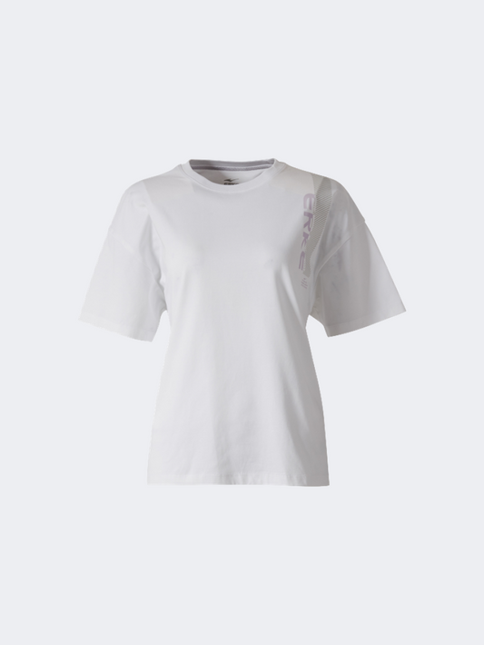 Erke Crew Neck Women Lifestyle T-Shirt White