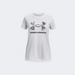 Under Armour Tech Print Girls Training T-Shirt White/Black