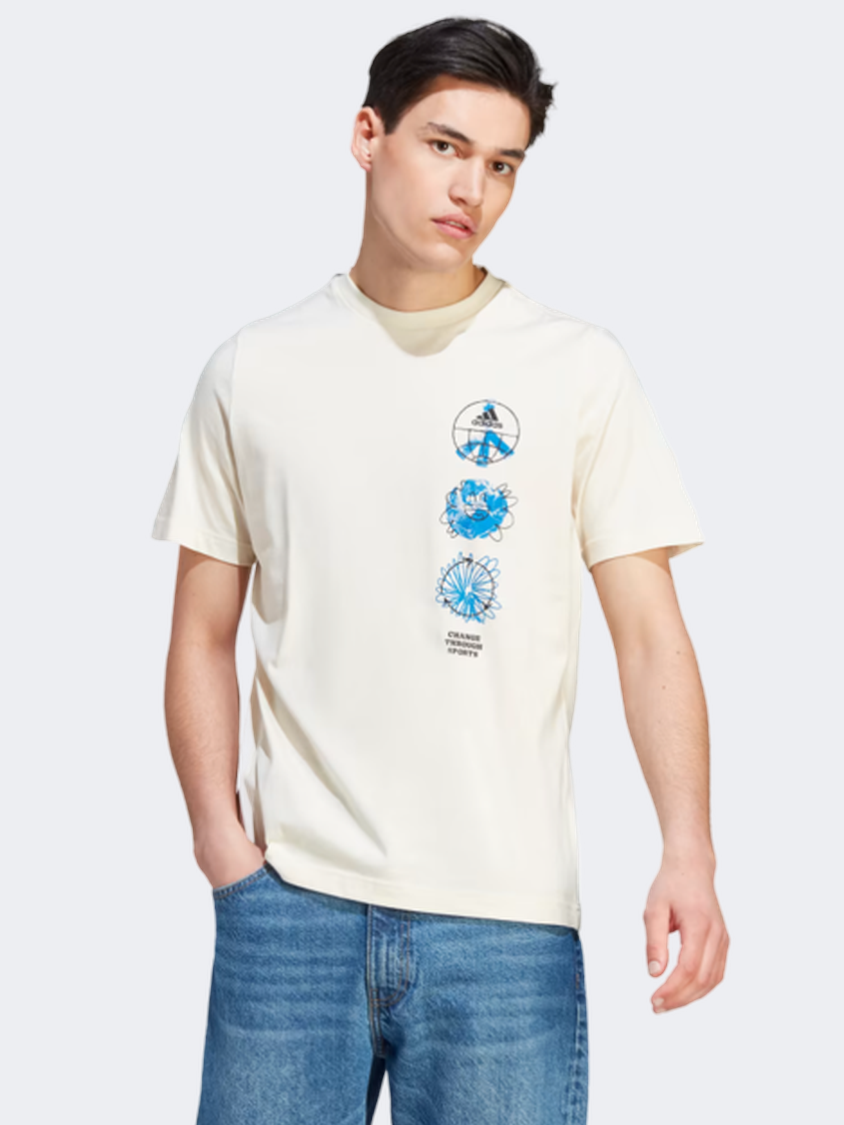 Adidas Change Men Sportswear T-Shirt Non Dyed