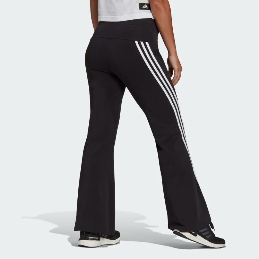 Adidas Sportswear Future Icons 3-Stripes Flare Women Lifestyle Pant Black/White