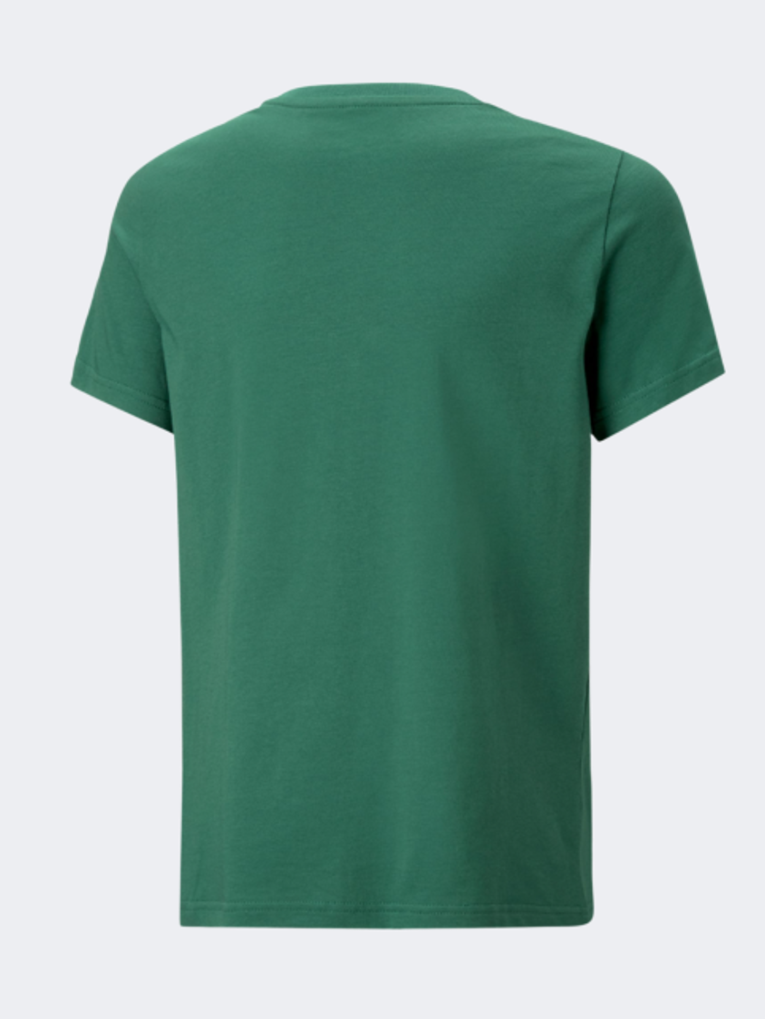 Puma Essentials+ Street Art Logo Boys Lifestyle T-Shirt Vine