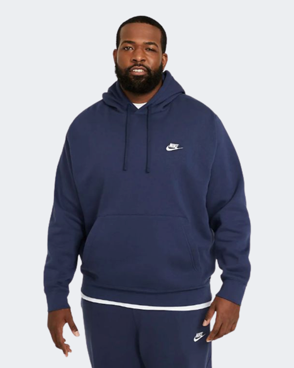 Nike Sportswear Club Fleece Men Lifestyle Hoody Navy Bv2654-410