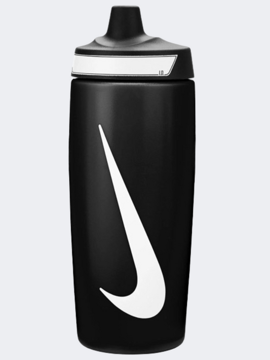 Nike Refuel 18 Oz Unisex Training Water Bottle Black/White