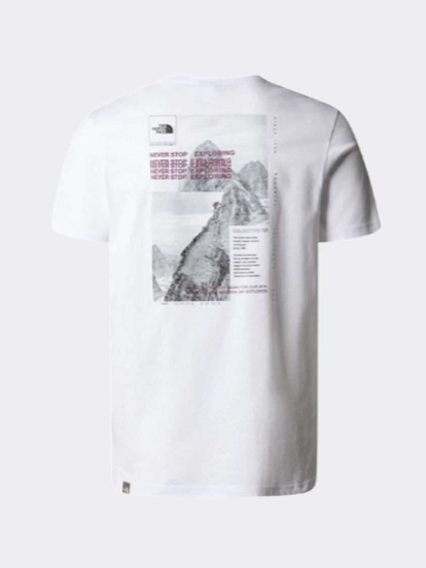 The North Face Col Men Lifestyle T-Shirt White/Boysenberry