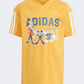 Adidas Disney Mickey Mouse Little Boys Sportswear Set Yellow/Off White