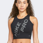 Nike Pro Women Training Tank Black/Iron Grey