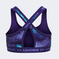 Under Armour Crossback Printed Girls Training Bra Sonar Blue