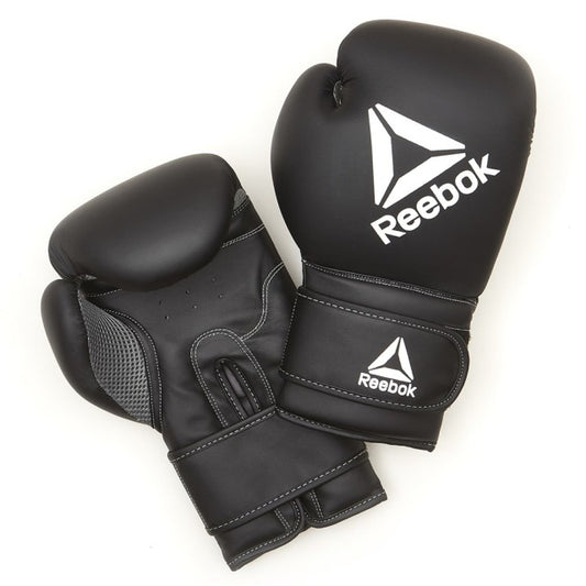 Reebok Accessories Unisex Boxing Rscb-12010Bk Retail Boxing Black Gloves