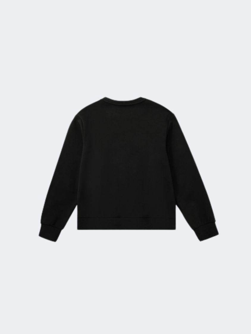 Erke Pullover Kids-Boys Training Sweatshirt Black