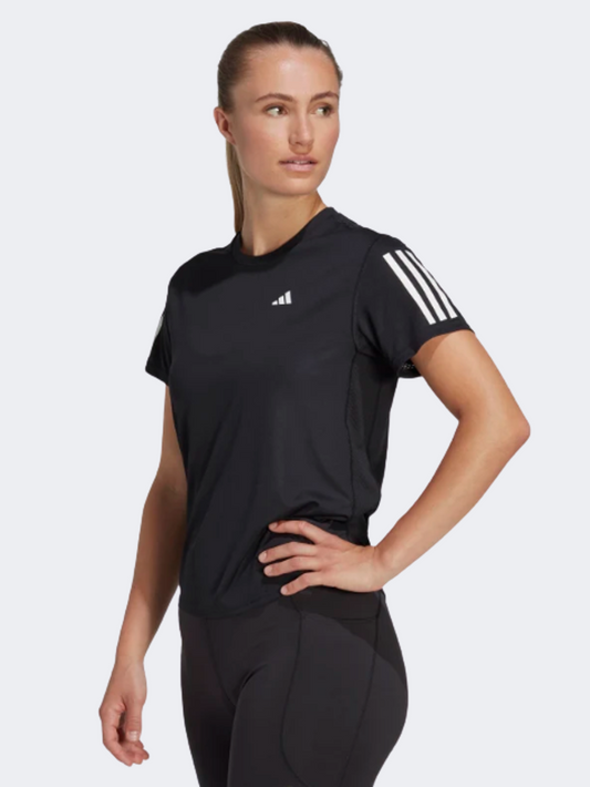 Adidas Own The Run Women Running T-Shirt Black