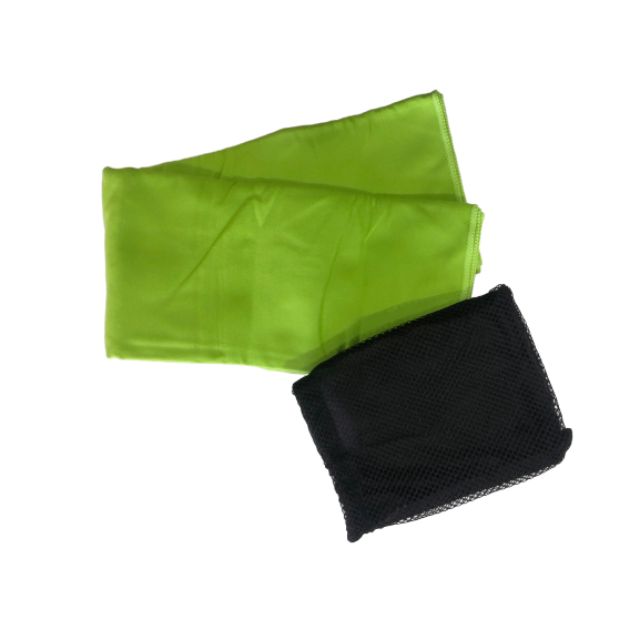 Topten - Ss Solid Beach W/ Mesh 200 Gsm 80 X 160 Cm Unisex Beach Towel Lime Green