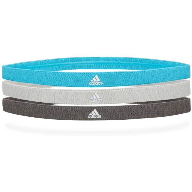 Adidas Accessories Sports Fitness Hair Band Grey/Cyan