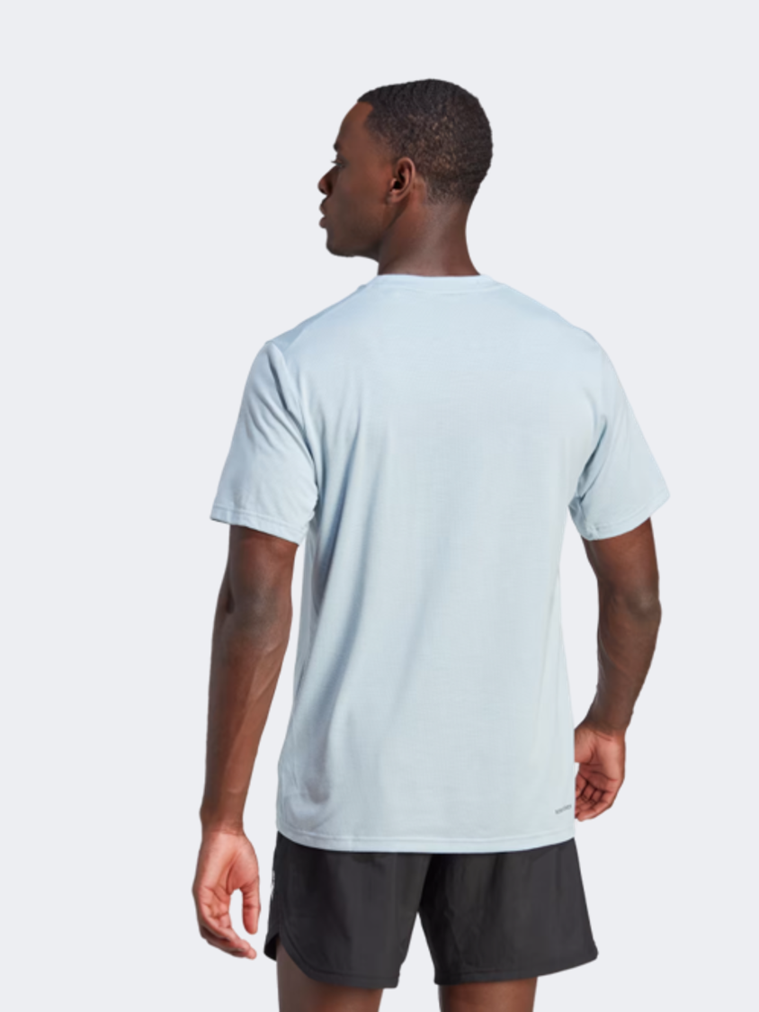 Adidas Essentials Comfort Men Training T-Shirt Wonder Blue/Black