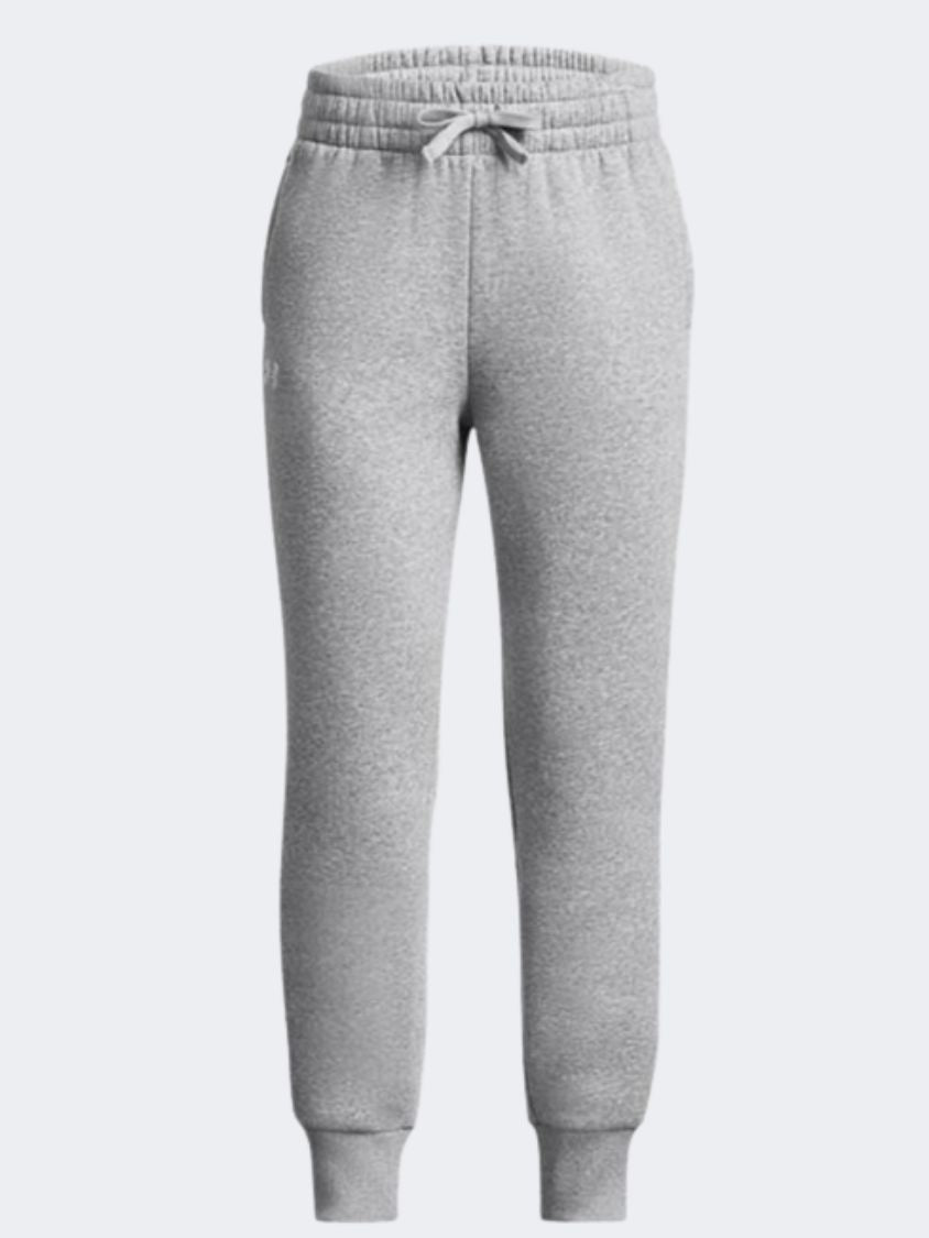 1379525-012 Ua Rival Flc Jgrs Mod Gry Lt Htr Wht