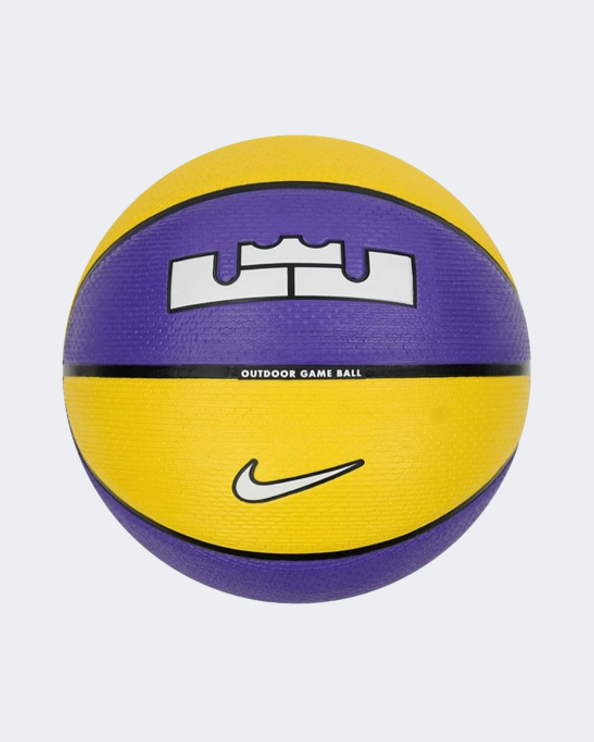 Nike Playground 8P 2.0 Lebron James Men Basketball Ball Yellow/Purple