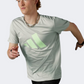 Adidas Run It Men Running T-Shirt Putty Grey