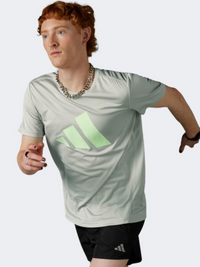 تيشيرت جري رجالي من Adidas Run It بوتي رمادي