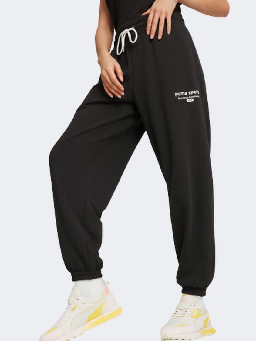 Puma Team Women Lifestyle Pant Black
