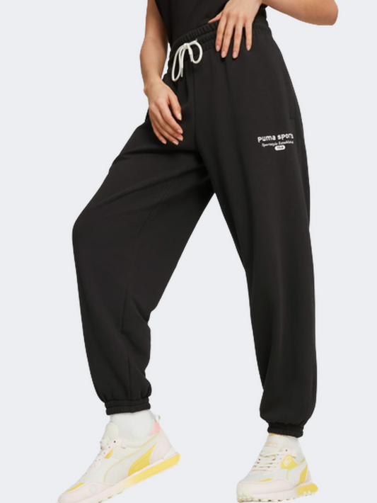 Puma Team Women Lifestyle Pant Black