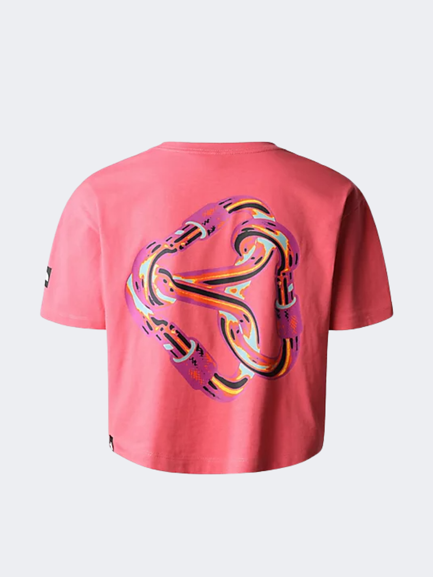 The North Face Graphic Women Lifestyle T-Shirt Pink