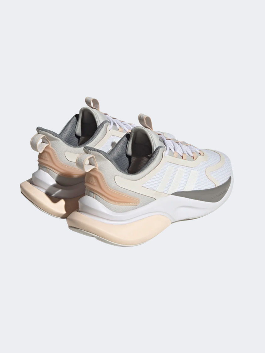 Adidas Alphabounce Women Sportswear Shoes White/Metalic/Grey