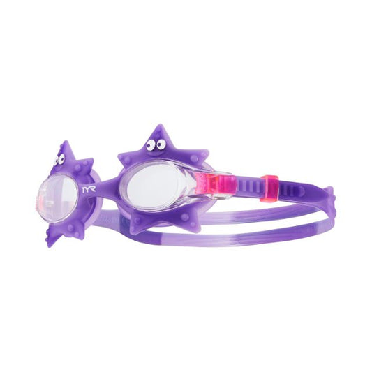 Tyr Wimple Starfish Kids Swim Goggles Purple