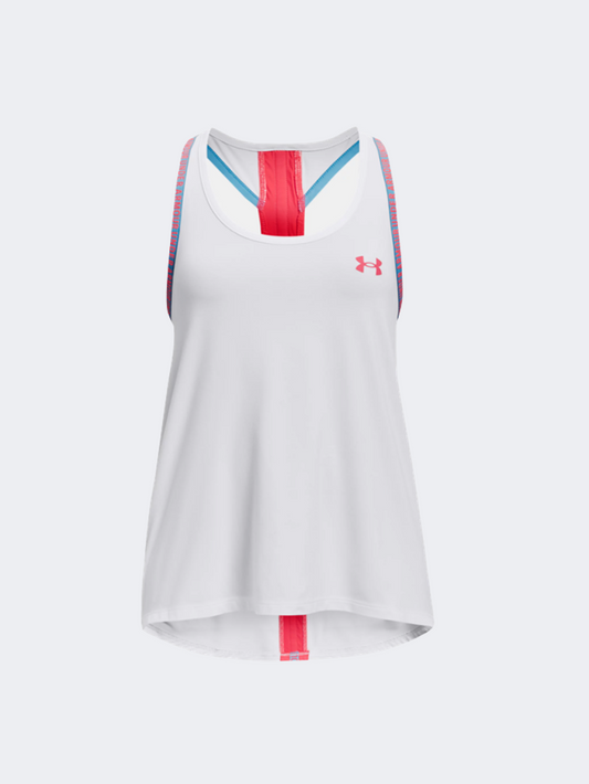 Under Armour Knockout Girls Training Tank White/Multi