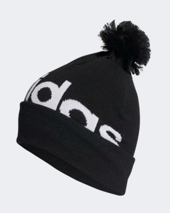 Adidas Pompom Unisex Sportswear Beanie Black/White H32425