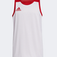 Adidas 3G Speed Reversible Ps-Boys Basketball T-Shirt Red/White