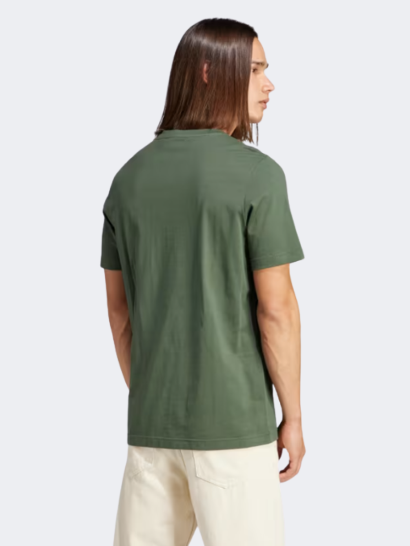 Adidas Camo Tongue Men Original T-Shirt Shadow Green