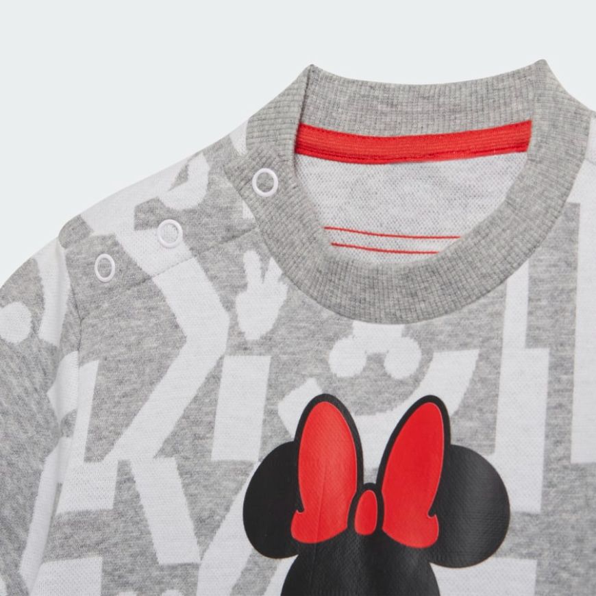 Adidas X Disney Minnie Mouse Infant-Girls Training Suit Grey/Black