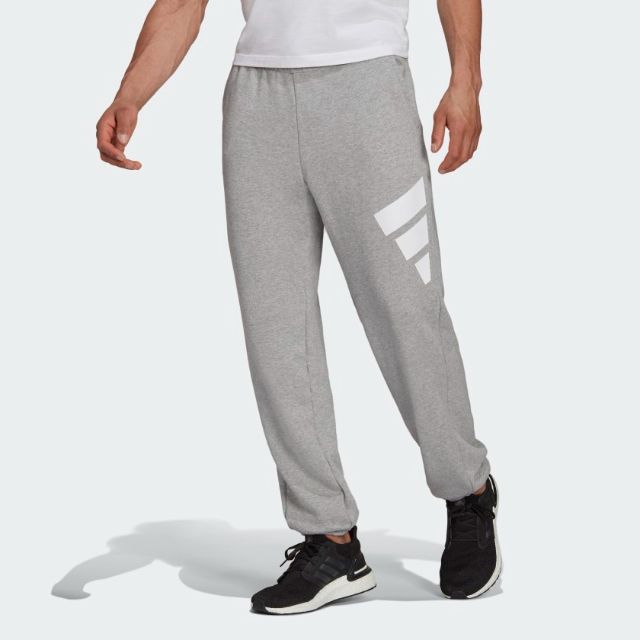 Adidas Sportswear Future Icons Logo Graphic Men Lifestyle Pant Medium Grey Heather