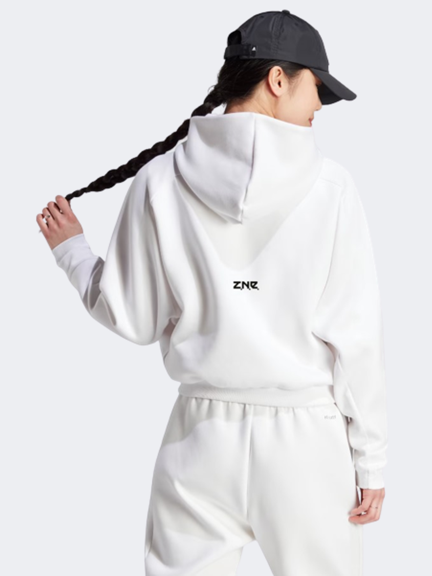 Adidas Z.N.E Women Sportswear Hoody White