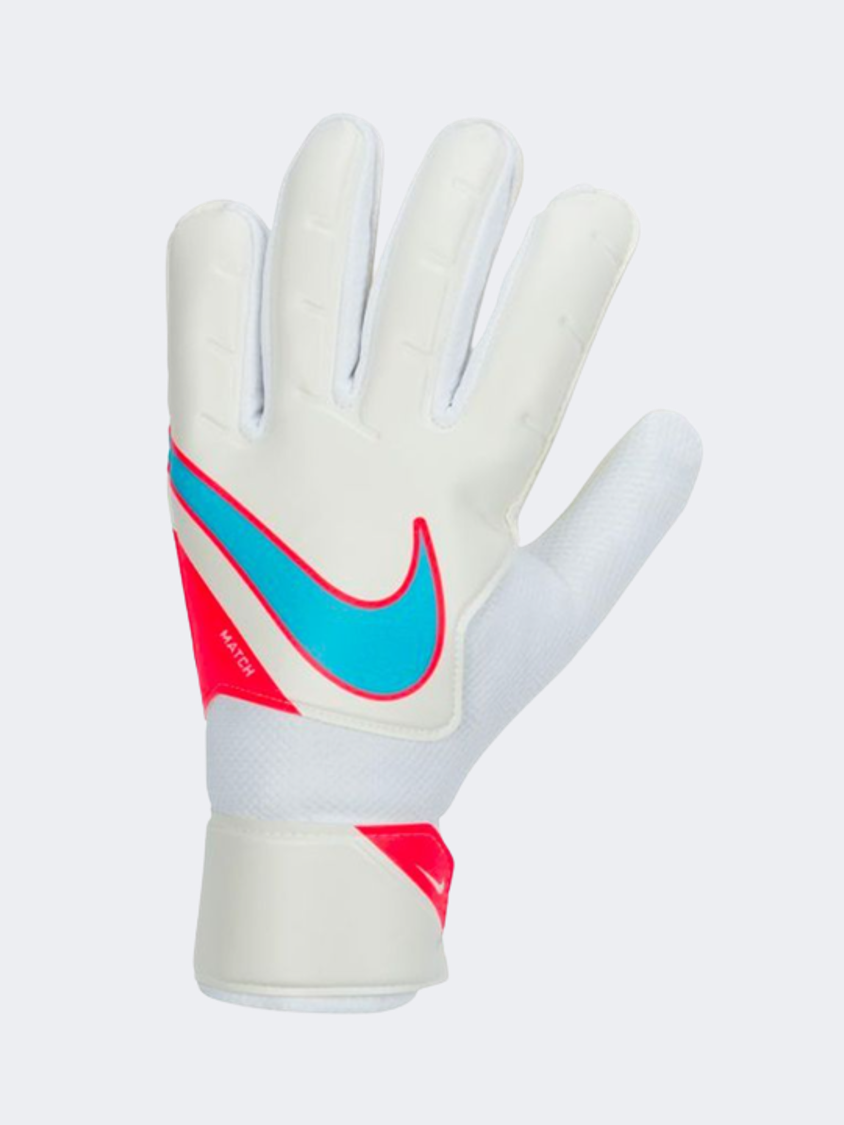 Nike Goalkeeper Match Men Football Gloves White/Blue