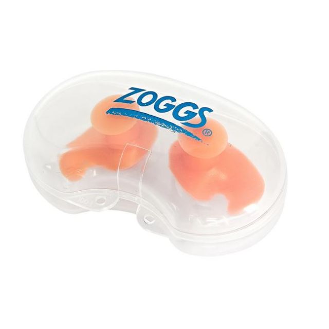 Zoggs Aqua Plugz Swim Ear Plug Orange