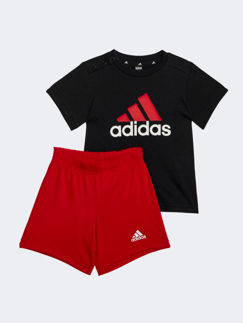 Adidas Essentials Infant-Boys Sportswear Set Black/Red
