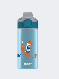 Sigg ميركل فوكس 0.4 L زجاجة ماء خارجية أزرق/برتقالي
