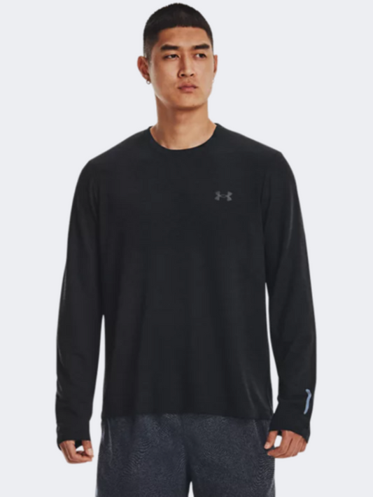Under Armour Seamless Stride Men Running Long Sleeve Black/Reflective