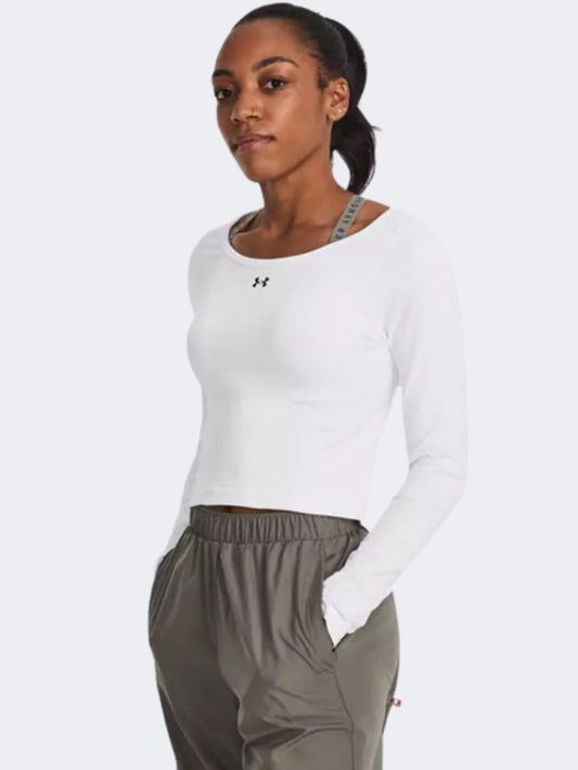 Under Armour Seamless Women Training Long Sleeve White/Black
