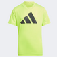 Adidas Essential Logo Kids-Boys Sportswear T-Shirt Lucid Lemon/Carbon