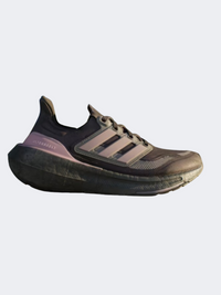 حذاء جري نسائي من Adidas Ultraboost Light أورورا/تين/رمادي