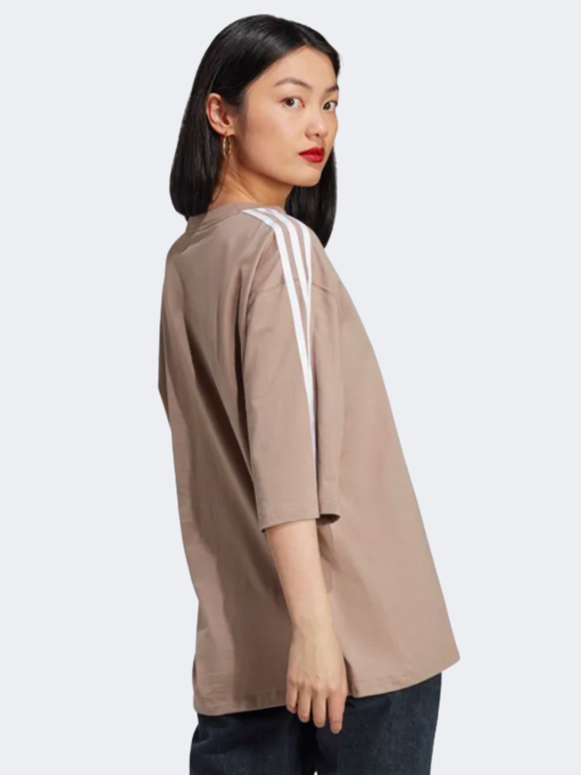 Adidas Oversized Women Original T-Shirt Chalky Brown