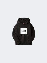 The North Face Teens Box P/O هودي لايف ستايل أطفال أسود