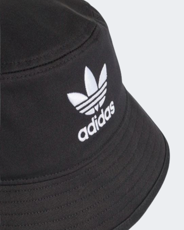 Adidas Adicolor Trefoil Bucket Unisex Originals Hat Black/White Aj8995