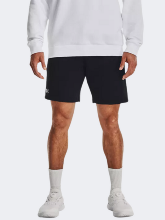 Under Armour Rival Fleece  Men Lifestyle Short Black/White