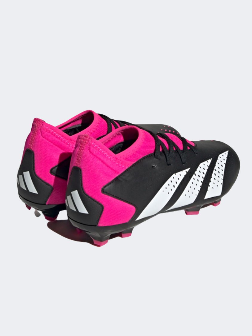 Adidas Predator Accuracy.3 Firm Ground Kids Football Shoes Black/Pink