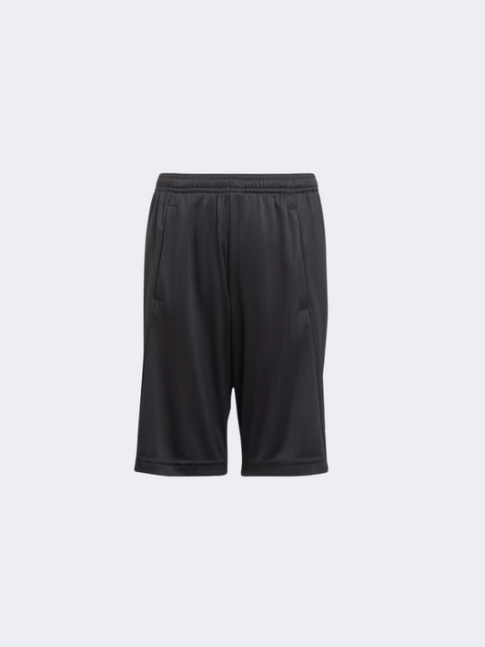 Adidas Essentials Logo Kids-Unisex Sportswear Short Black/Flash Aqua